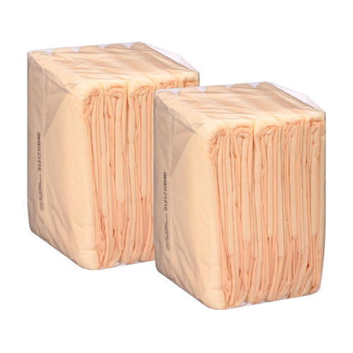 Disposable Underpad Attends Care Night Preserver 30 x 30 Inch Cellulose / Polymer Heavy Absorbency UFPP-300 Case of 100