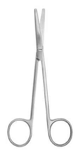 Dissecting Scissors McKesson Argent™ Metzenbaum 5-1/2 Inch Length Surgical Grade Stainless Steel NonSterile Finger Ring Handle Curved Blunt Tip / Blunt Tip 43-1-336 Pack of 1 43-1-336 McKesson Argent™ 487350_EA