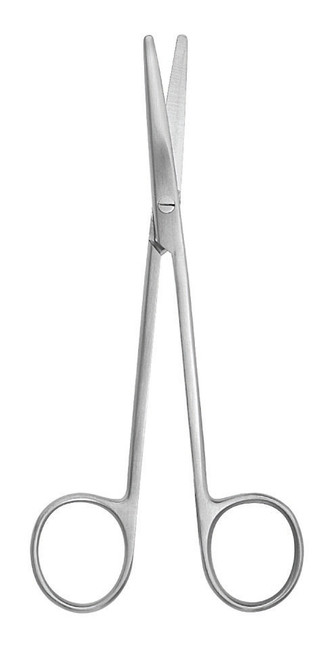 Dissecting Scissors McKesson Argent Metzenbaum 5-1/2 Inch Length Surgical Grade Stainless Steel NonSterile Finger Ring Handle Curved Blunt Tip / Blunt Tip 43-1-336 Pack of 1