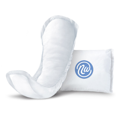 Nexwear Maximum Long Bladder Control Pad 13-3/4 Inch Length Heavy Absorbency Super Absorbent Core One Size Fits Most, 1990, Case of 90