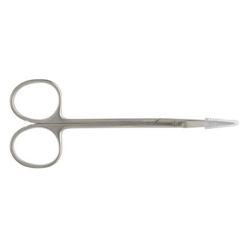Iris Scissors Miltex® 4-1/2 Inch Length OR Grade German Stainless Steel NonSterile Finger Ring Handle Straight Blade Sharp Tip / Sharp Tip 5-304 Pack of 1 5-304 Miltex® 96751_EA