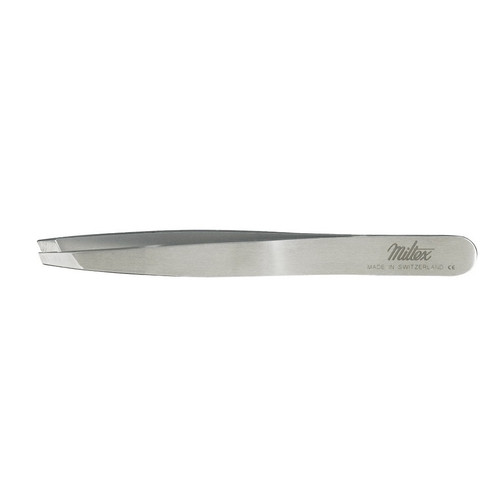 Cilia Forceps Miltex Swiss 3-3/4 Inch Length OR Grade German Stainless Steel NonSterile NonLocking Thumb Handle Straight Smooth Tip 18-1107 Pack of 1