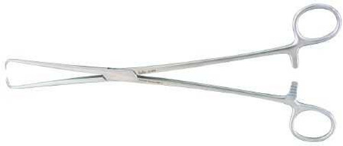 Uterine Tenaculum Forceps Miltex® Schroeder-Braun 9-3/4 Inch Length OR Grade German Stainless Steel NonSterile Ratchet Lock Finger Ring Handle Straight Pointed Tip 30-965 Pack of 1 30-965 Miltex® 157487_EA