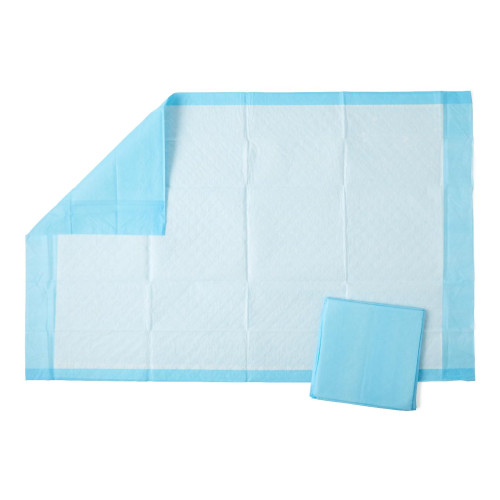 Protection Plus Disposable Underpad 23 X 36 Inch Fluff / Polymer Light Absorbency, MSC281232, Case of 150