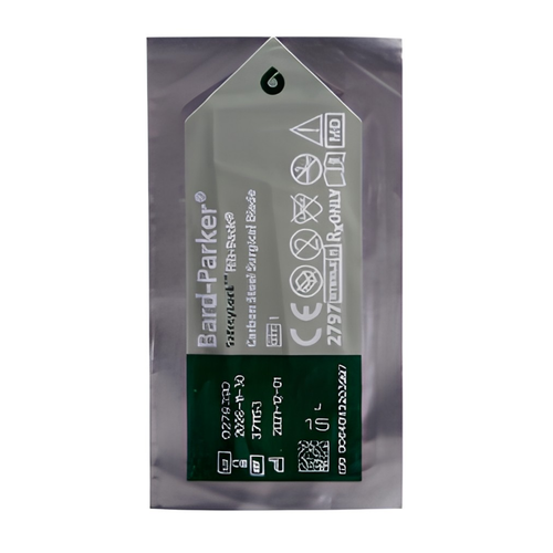 Surgical Blade Bard-Parker SafetyLock Rib-Back Carbon Steel No. 15 Sterile Disposable Individually Wrapped 371153 Pack of 1 (213947_EA)