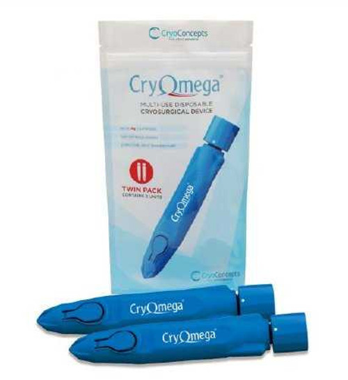 Cryosurgical Device CryOmega® Pen Twin Pack 160-2002 Case of 5 160-2002 CryOmega® Pen Twin Pack 1177393_CS