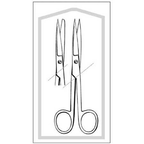 Operating Scissors Econo™ 5-1/2 Inch Length Floor Grade Stainless Steel Sterile Finger Ring Handle Straight Sharp Tip / Blunt Tip 96-2521 Box of 25 96-2521 Econo™ 361836_BX Operating Scissors Econo™ 5-1/2 Inch Length Floor Grade Stainless Steel Sterile Finger Ring Handle Straight Sharp Tip / Blunt Tip 96-2521 Box of 25 96-2521 Econo™ 361836_BX