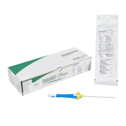 Breast Tissue Marker UltraCLIP Dual Trigger 17 Gauge x 10 cm Needle with 3 mm Titanium, Ribbon Shaped Marker 863017D Case of 5