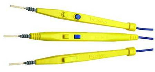 Electrosurgical Pencil Kit GoldLine® Hex-Locking 1 Inch Blade x 10 Foot Cord Blade Tip 130307A Case of 40 130307A GoldLine® 500918_CS