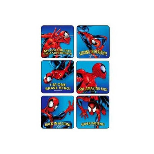 Kids Love Stickers 90 per Pack Spider-Man Strong n Healthy Sticker 2-1/2 Inch 2502P Pack of 1