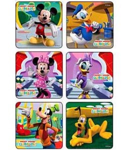 Disney 75 per Pack Mickey Mouse Clubhouse Sticker 2-1/2 Inch 2580P Pack of 1