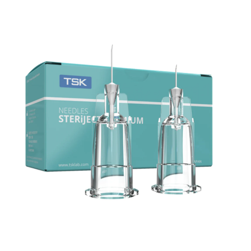 Aesthetic Microcannula TSK SteriJect® 13 mm Length 27 Gauge Ultra Thin Wall Without Safety TSK2713U Box of 100 Aesthetic Microcannula TSK SteriJect® 13 mm Length 27 Gauge Ultra Thin Wall Without Safety TSK2713U Box of 100