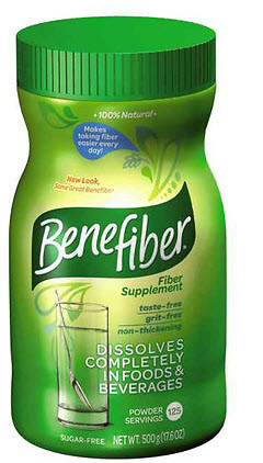 Oral Supplement Benefiber Unflavored Powder 17.6 oz. Bottle Pack of 1