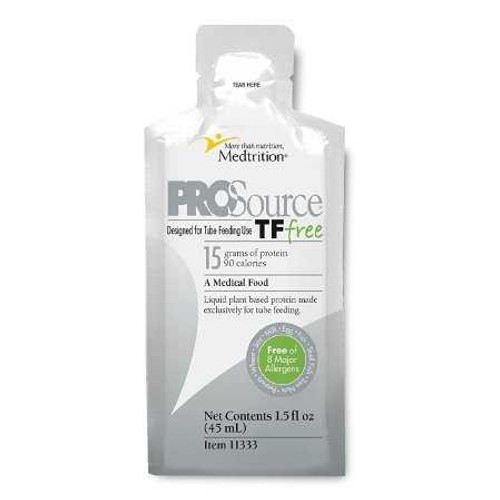 Tube Feeding Formula ProSource® TF Free Unflavored Liquid 1.5 oz. Pouch 11333 Pack of 1 11333 ProSource® TF Free 1190792_PK