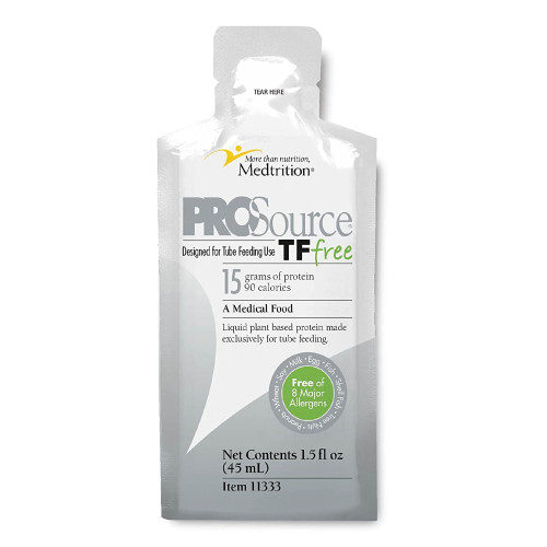 ProSource TF Free Tube Feeding Formula Unflavored Liquid 1.5 oz. Pouch, 11333, Pack of 1