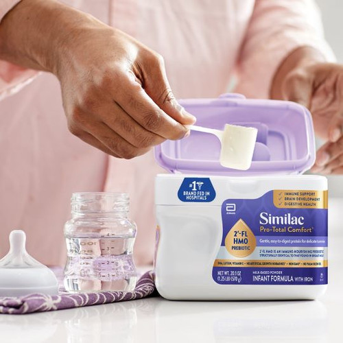 Infant Formula Similac Pro-Total Comfort™ Unflavored 20.1 oz. Canister Powder Iron Lactose Sensitivity 68107 Pack of 1 68107 Similac Pro-Total Comfort™ 1189266_EA Infant Formula Similac Pro-Total Comfort™ Unflavored 20.1 oz. Canister Powder Iron Lactose Sensitivity 68107 Pack of 1 68107 Similac Pro-Total Comfort™ 1189266_EA