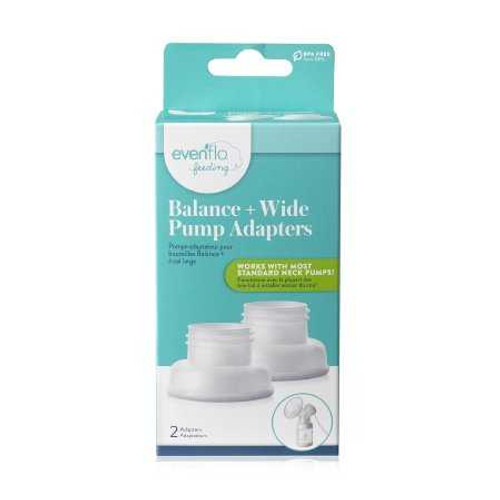 Breast Pump Adapter Evenflo Balance + Wide Neck For Evenflo Balance + Wide Neck Bottles 5142112 Pack of 1 5142112 Evenflo Balance + Wide Neck 1146791_PK