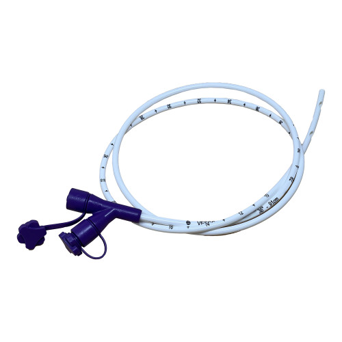 Nasogastric Feeding Tube 8 Fr. 36 Inch Tube Polyurethane NonSterile, VED-29108, Case of 10