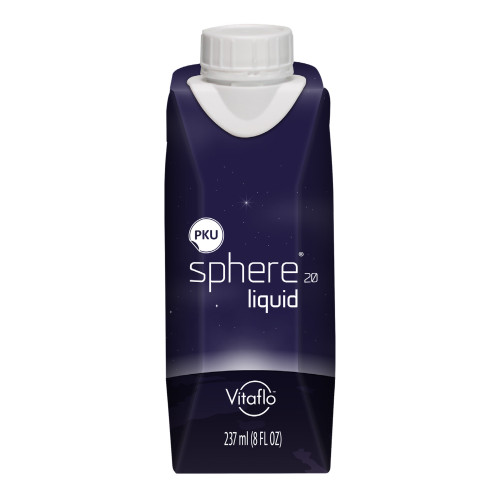 Oral Supplement PKU sphere liquid Vanilla Flavor Liquid 8 oz. Carton Case of 15