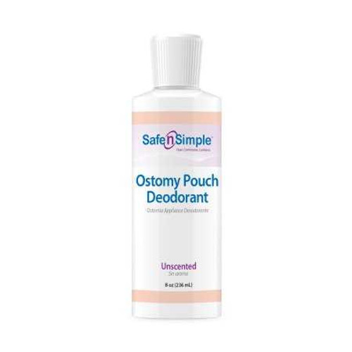 Ostomy Appliance Deodorant Safe n Simple™ 8 oz bottle SNS40208 Case of 12 SNS40208 Safe n Simple™ 733325_CS