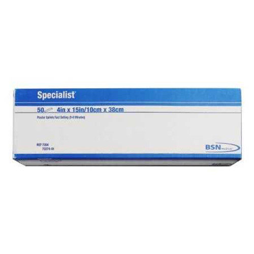 Plaster Splint Specialist® 4 x 15 Inch Plaster of Paris White 7394 Pack of 1 7394 Specialist® 4802_EA
