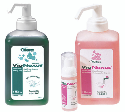 Soap VioNexus Foaming 1,000 mL Pump Bottle Plumeria-Apple Scent 10-2001 Case of 6