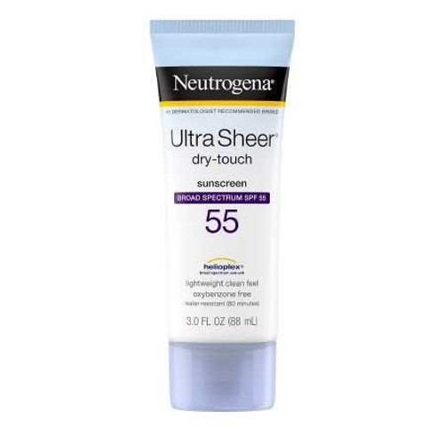 Sunscreen Neutrogena® Ultra Sheer® SPF 55 Lotion 3 oz. Tube 08680068790 Pack of 1 08680068790 Neutrogena® Ultra Sheer® 546698_EA