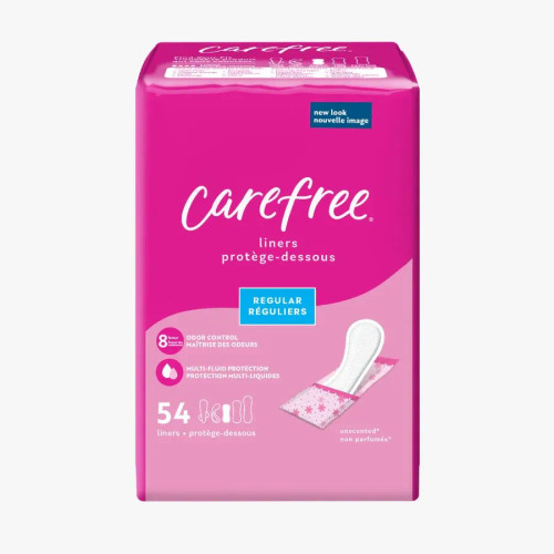 Panty Liner Carefree® actifresh® Regular Absorbency 07830006994 Pack of 54 07830006994 Carefree® actifresh® 954282_PK Panty Liner Carefree® actifresh® Regular Absorbency 07830006994 Pack of 54 07830006994 Carefree® actifresh® 954282_PK