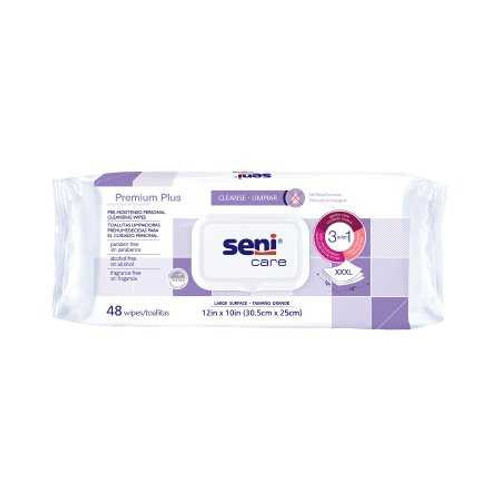Personal Cleansing Wipe Seni® Care Soft Pack Unscented 48 Count S-WP48-C11 Case of 576 S-WP48-C11 Seni® Care 1192225_CS