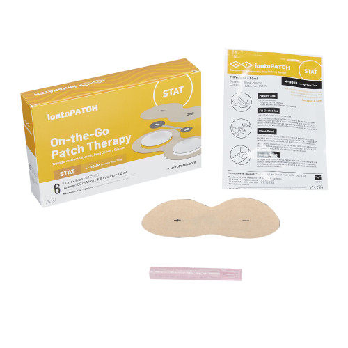 Iontophoresis Patch IontoPatch STAT 1.2 to 1.6 cc Fill Volume 564091 Box of 6