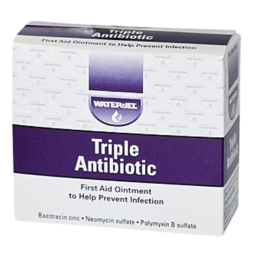 Water Jel Triple Antibiotic Ointment 0.9 g, Individual Packet, 25 per Box, Box of 25