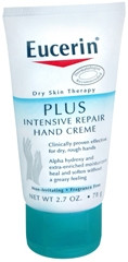 Hand Moisturizer Eucerin Advanced Repair 2.7 oz. Tube Unscented Cream Pack of 1