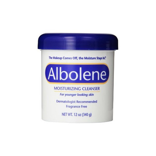 Facial Cleanser Albolene Cream 12 oz. Jar Unscented Pack of 1