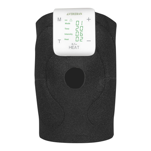 TENS Unit with Heat Conductive Knee Wrap Veridian Healthcare Single-Channel 22-033KW Case of 12
