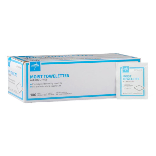 Antiseptic Skin Towelette Med Nap Individual Packet Scented MDS094181 Box of 100