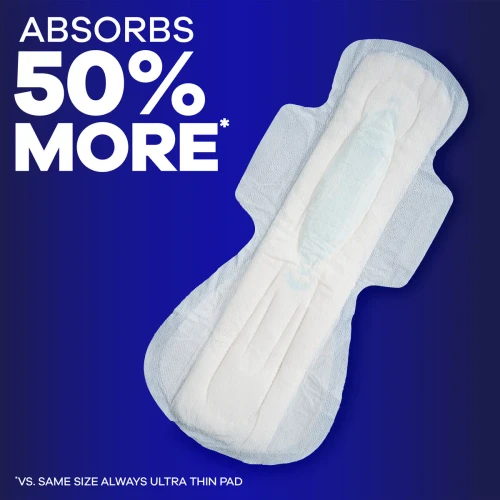 Always Maxi Feminine Pad With Wings Regular Absorbency, Size 3, Pack of 33