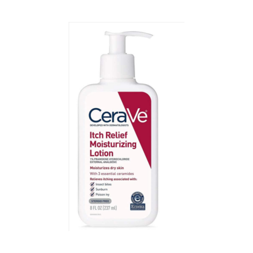 Hand and Body Moisturizer CeraVe® Itch Relief 8 oz. Pump Bottle Unscented Lotion 60600053763 Pack of 1