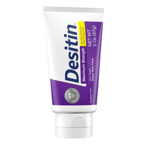 Diaper Rash Treatment Desitin Maximum Strength 2 oz. Tube Scented Paste Pack of 1