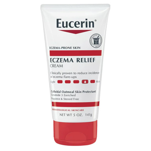 Eczema Cream Eucerin Eczema Relief 5 oz. Tube Unscented Cream Pack of 1