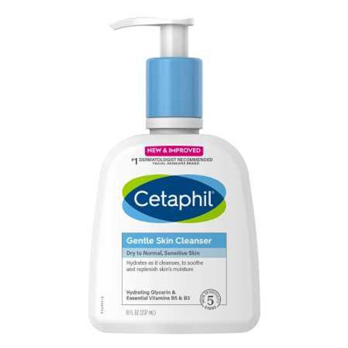 Facial Cleanser Cetaphil® Gentle Skin Cleanser Lotion 8 oz. Pump Bottle Unscented 30299011026 Pack of 1 30299011026 Cetaphil® Gentle Skin Cleanser 1230039_EA