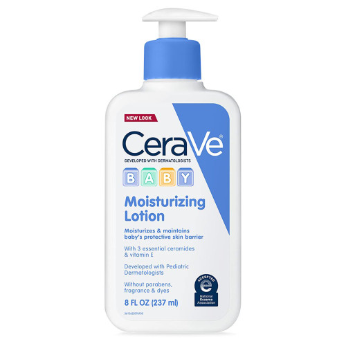 Baby Lotion CeraVe 8 oz. Pump Bottle Unscented Lotion Pack of 1