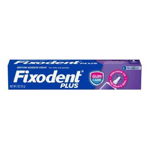 Denture Adhesive Fixodent® Plus Gum Care Cream 2 oz. 07666030021 Pack of 1 07666030021 Fixodent® Plus Gum Care 1231755_EA