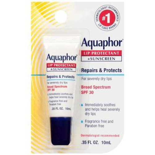 Lip Balm Aquaphor® Lip Protectant + Sunscreen .35 oz. Tube 07214001011 Carton of 6 07214001011 Aquaphor® Lip Protectant + Sunscreen 1231865_CT