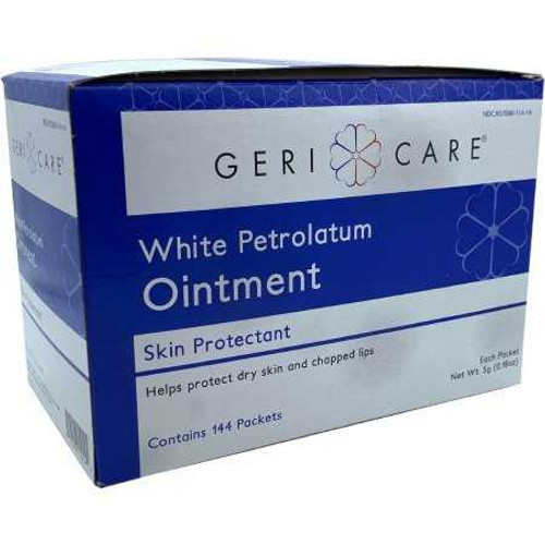 Petroleum Jelly 5 Gram Individual Packet NonSterile S164-14-GCP Box of 144 S164-14-GCP Geri-Care 1220891_BX