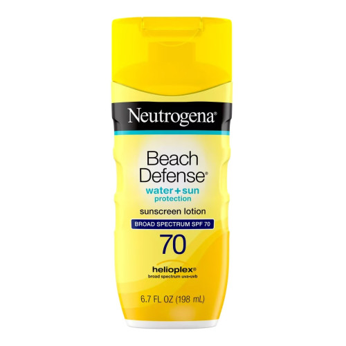 Sunscreen Neutrogena Beach Defense SPF 70 Lotion 6.7 oz. Bottle Pack of 1