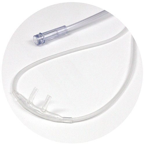 ETCO2 Nasal Cannula Adult Curved Prongs 4 Foot Tubing, RES1104S, Case of 50