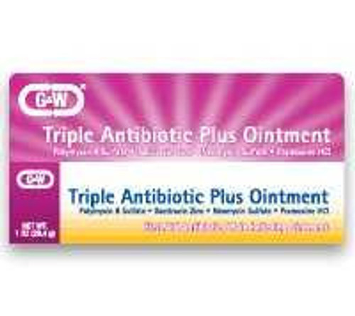 First Aid Antibiotic with Pain Relief G & W® Ointment 30 Gram Tube 00713062231 Pack of 1 00713062231 G & W® 779240_EA