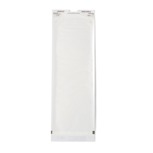 Sterilization Pouch Sure-Check Ethylene Oxide (EO) Gas / Steam 5-1/4 x 15 Inch Transparent Self Seal Film SCL5152 Case of 2000