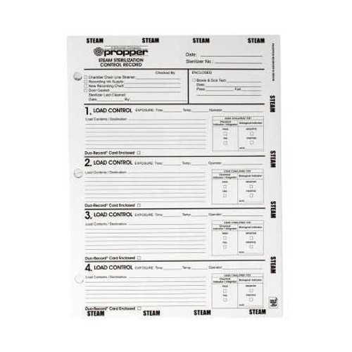 Sterilization Record Envelope Steam 26910000 Box of 100 26910000 PROPPER MANUFACTURING 112748_BX