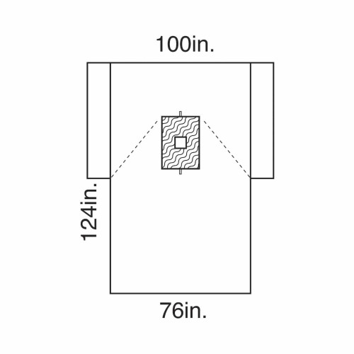 Surgical Drape Breast Drape 100 W x 76 W x 124 L Inch Sterile 89236 Pack of 1